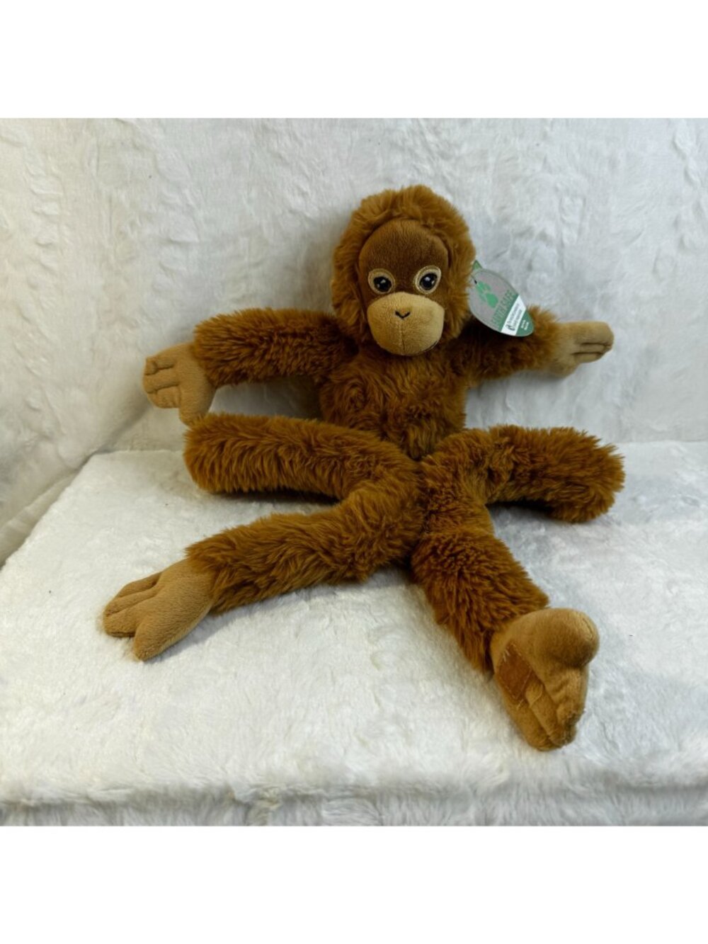 Extend-A-Pull Adventure Planet Orangutan Plush Toy 100% Recycled Earth Safe - Picture 2 of 10